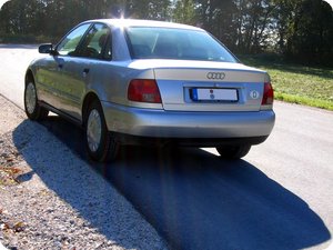 Heck der Audi A4 (B5) 1.6 Limousine (1995)